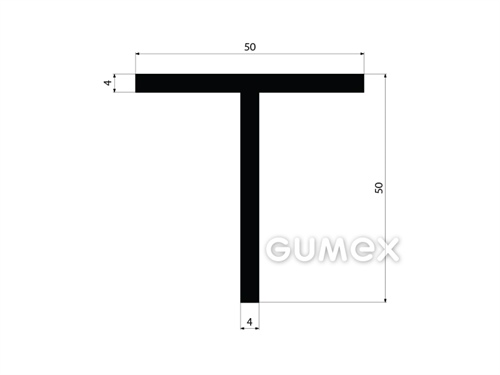 GUMMIPROFILE T-FORM - EPDM